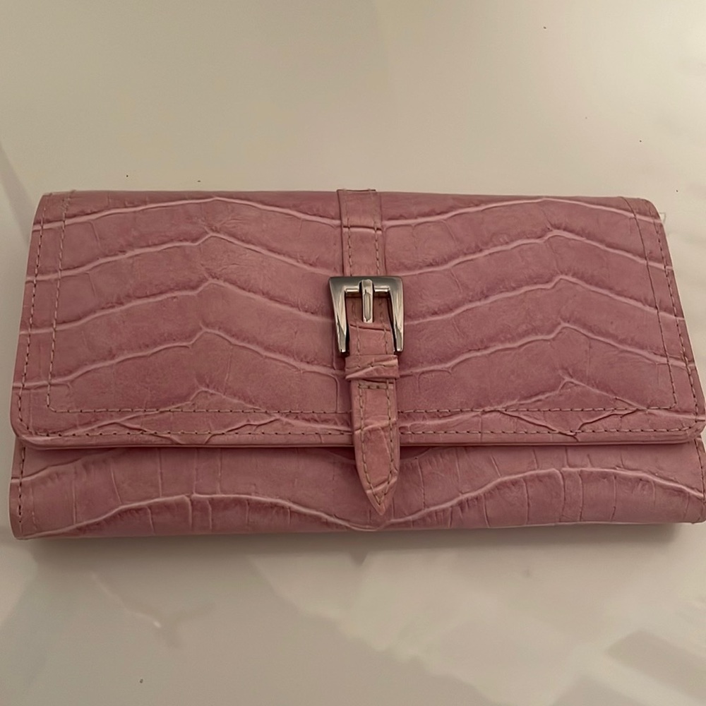 Wallet- pink vinyl